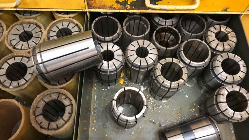 Photo 1 of 2 TRAYS OF COLLETS