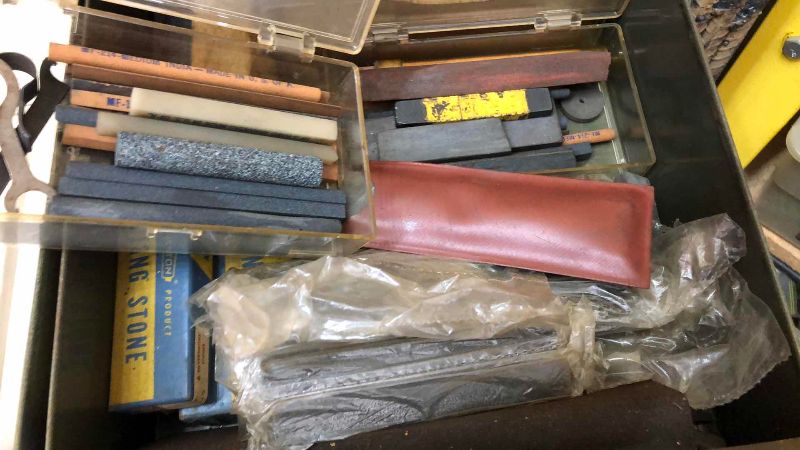 Photo 1 of 2 DRAWERS OF SANDING STONES