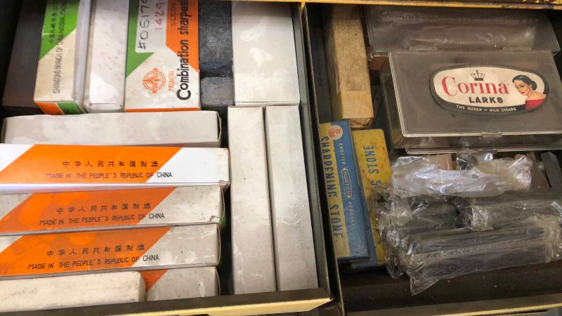 Photo 1 of 2 DRAWERS OF SANDING STONES