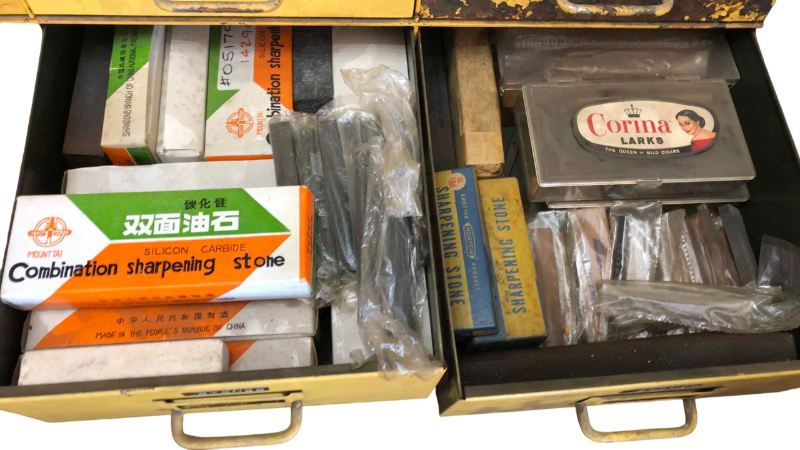 Photo 1 of 2 DRAWERS OF SANDING STONES