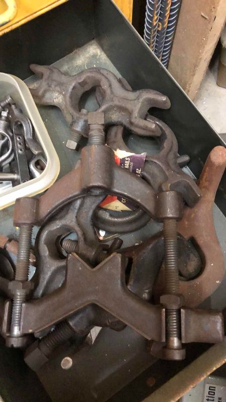 Photo 1 of ASSORTED TYPES OF CLAMPS