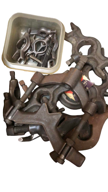 Photo 1 of ASSORTED TYPES OF CLAMPS