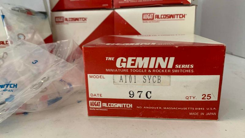 Photo 1 of 6 BOXES OF MINIATURE TOGGLE AND ROCKER SWITCHS