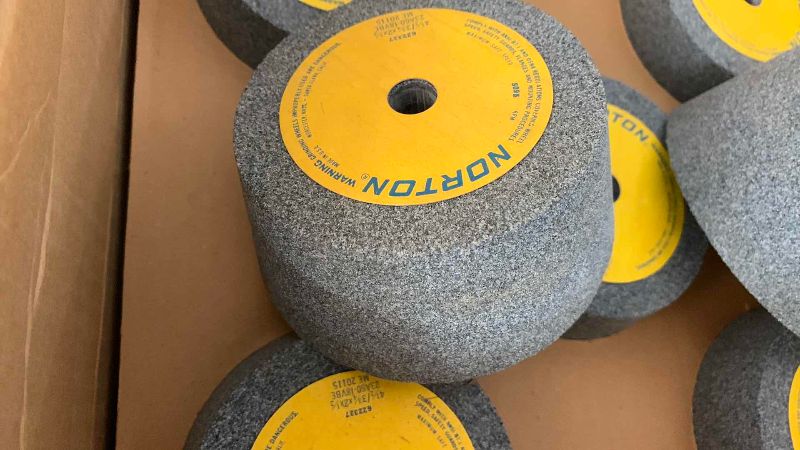 Photo 1 of 8 CUP WHEELS 60 GRIT 4 1/2” X 1/2”