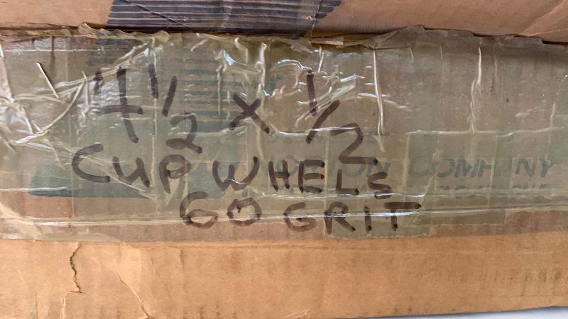 Photo 1 of 8 CUP WHEELS 60 GRIT 4 1/2” X 1/2”