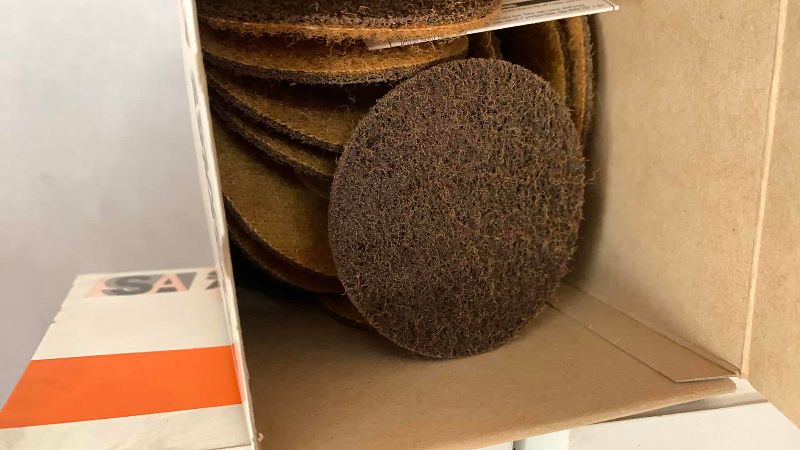 Photo 1 of 4-BOXES OF STANDARD ABRASIVE QUICK CHANGE CERAMIC DISCS
