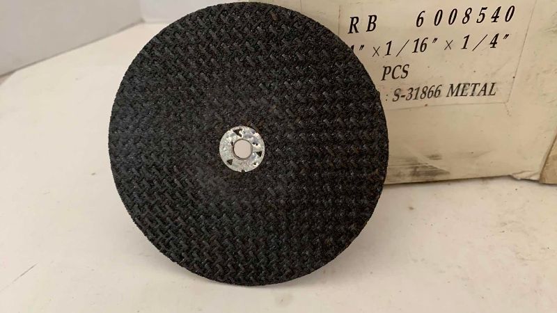 Photo 1 of 3 BOXES OF METAL GRINDING WHEELS