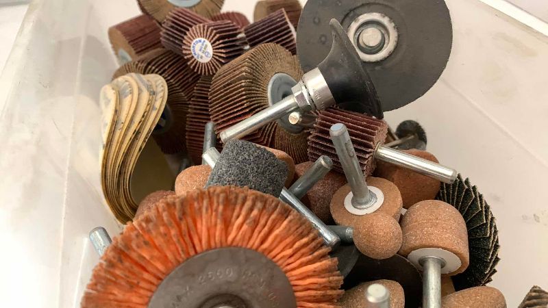 Photo 1 of ASSORTED GRINDING WHEELS