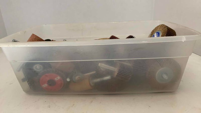 Photo 1 of ASSORTED GRINDING WHEELS