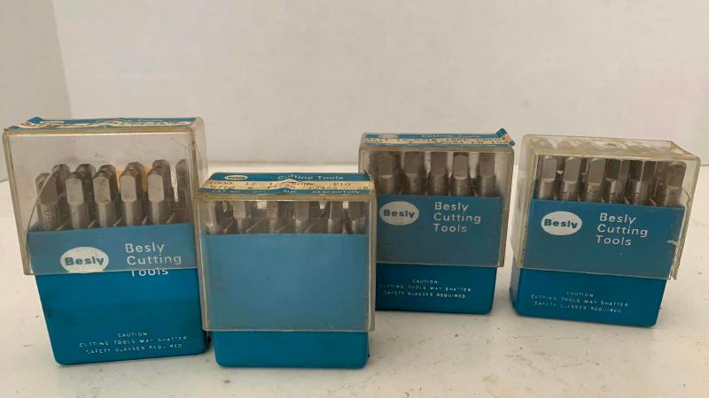 Photo 1 of 4 SETS OF BESLY CUTTING TOOLS