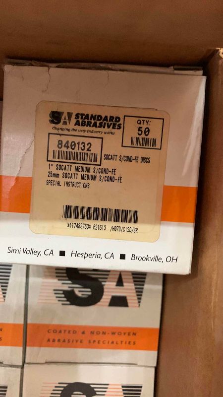 Photo 1 of 8 STANDARD ABRASIVES GRINDING SUPPLIES