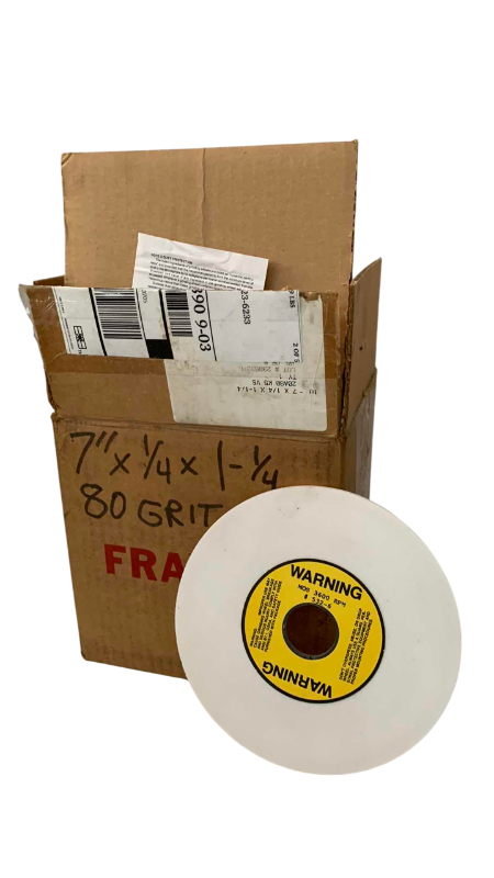 Photo 1 of BOX OF WARNING GRINDER DISC’S