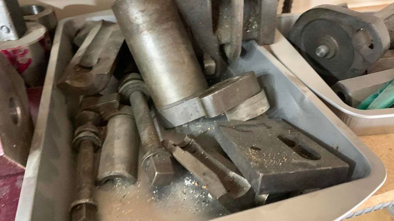 Photo 1 of 2 CONTAINERS OF MACHINIST PARTS