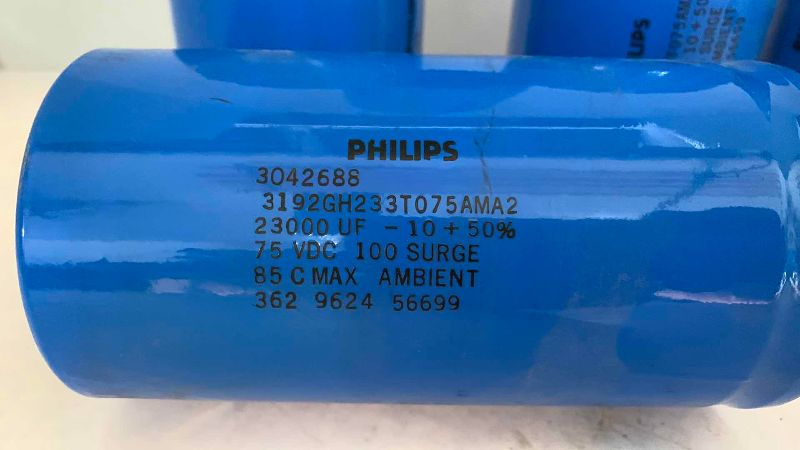 Photo 1 of 5 PHILLIPS CAPACITORS