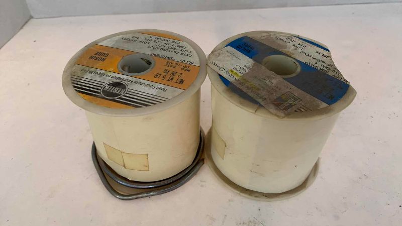 Photo 1 of 2 ROLLS OF SOLDER