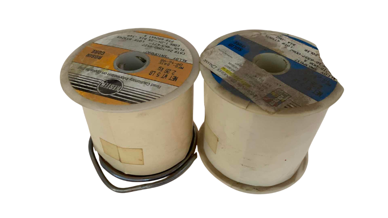 Photo 1 of 2 ROLLS OF SOLDER