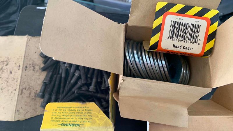 Photo 1 of BOXES OF BOLTS AND WASHERS