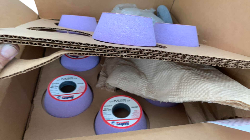Photo 1 of BOX OF GRINDING WHEELS