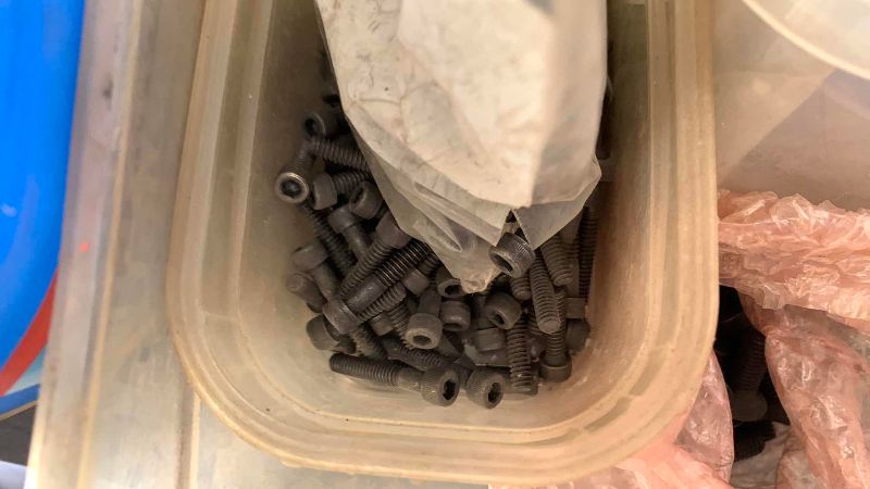 Photo 1 of 2 CONTAINERS OF ASSORTED BOLTS