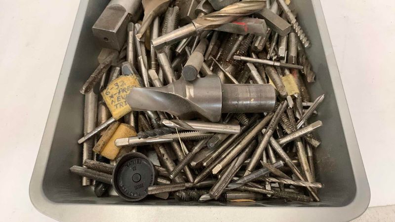 Photo 1 of ASSORTED DRILL BITS AND THREADERS