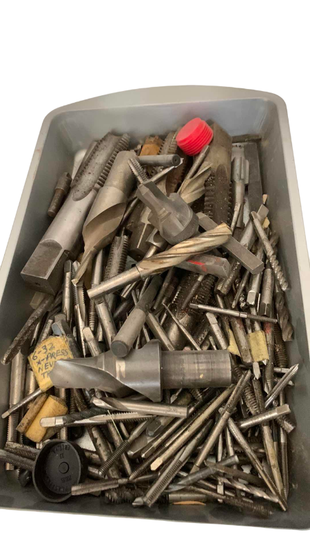 Photo 1 of ASSORTED DRILL BITS AND THREADERS