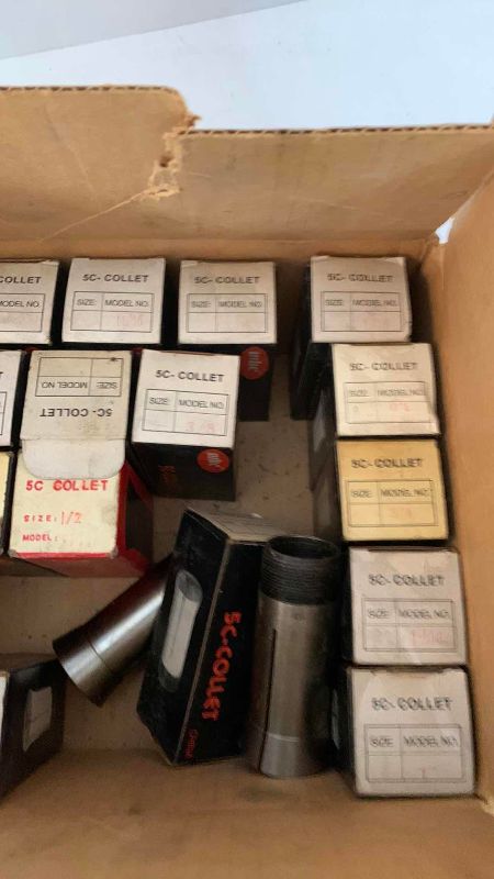 Photo 1 of BOX OF COLLETS