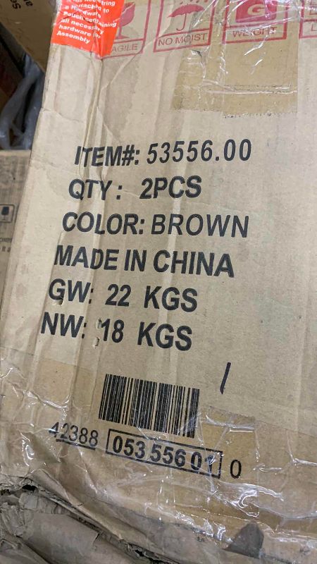 Photo 1 of 2 BROWN CHAIRS