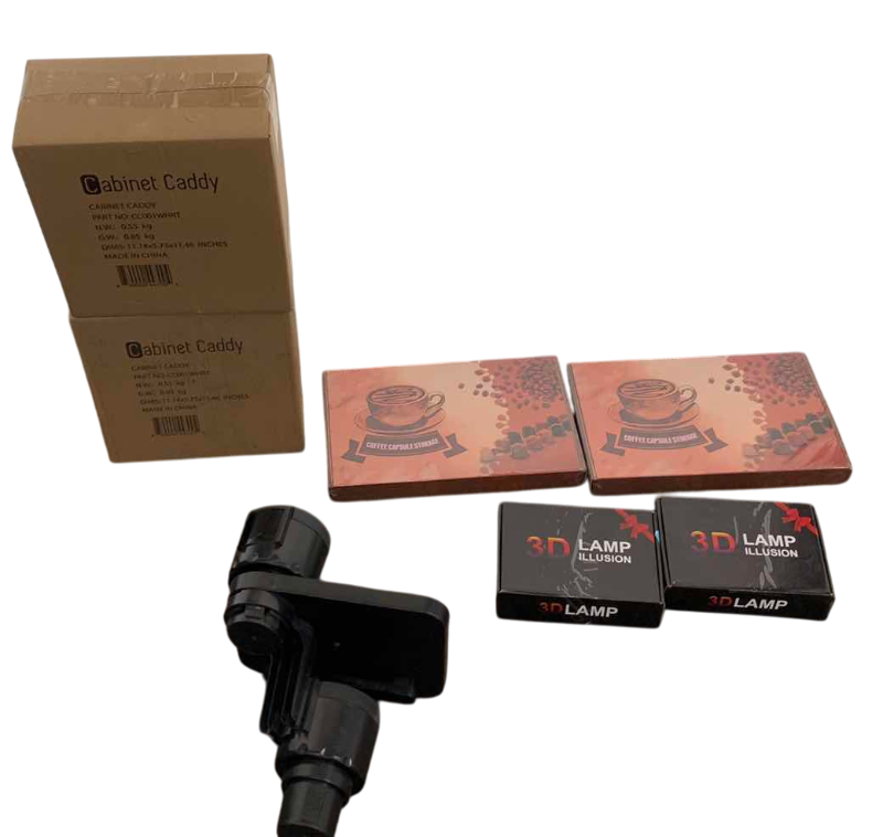 Photo 1 of CABINET CADDYS, KCUP HOLDERS,PUZZLES, AND A DUAL AUTO BEVERAGE HOLDER