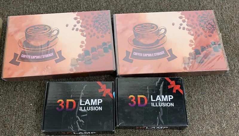 Photo 1 of CABINET CADDYS, KCUP HOLDERS,PUZZLES, AND A DUAL AUTO BEVERAGE HOLDER