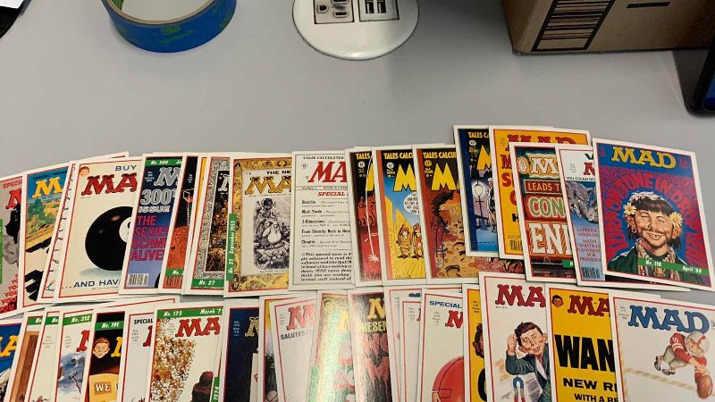 Photo 1 of VINTAGE 1992 MAD MAGAZINE TRADING CARDS