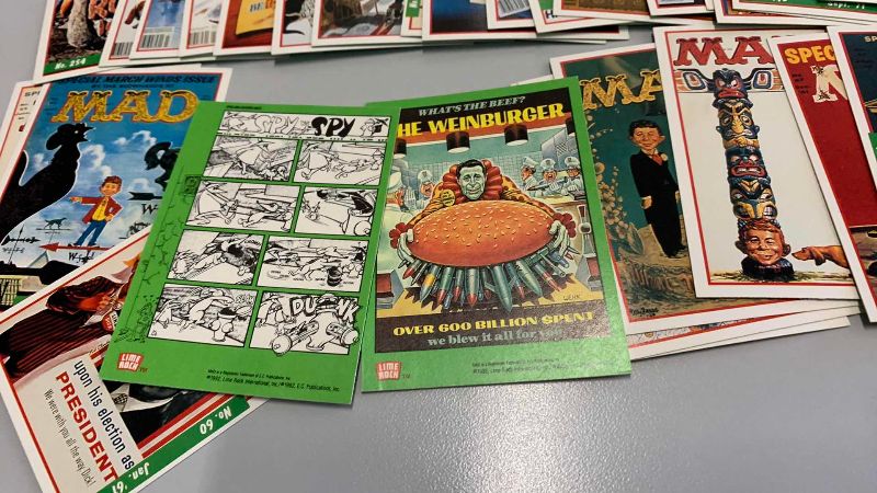 Photo 1 of VINTAGE 1992 MAD MAGAZINE TRADING CARDS