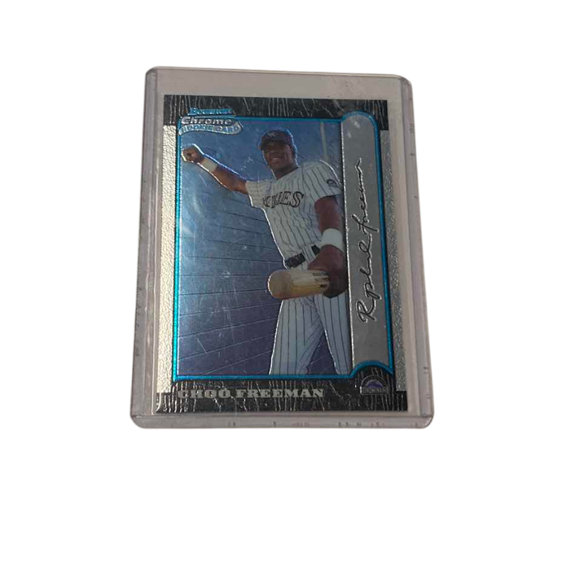 Photo 1 of 1999 BOWMAN CHROME CHOO FREEMAN ROOKIE 115 MLB BASEBALL CARD