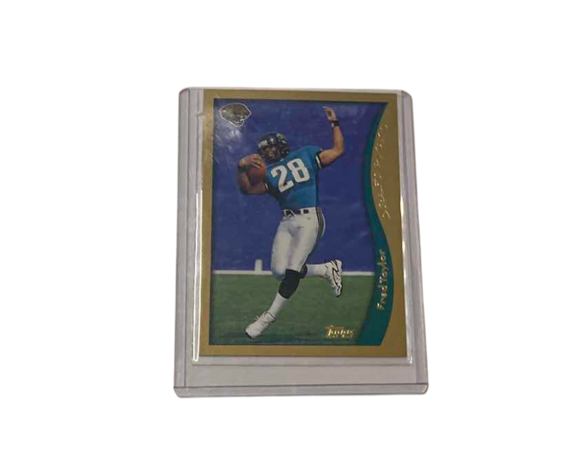 Photo 1 of 1998 TOPPS NFL FOOTBALL ROOKIE CARD FRED TAYLOR 339