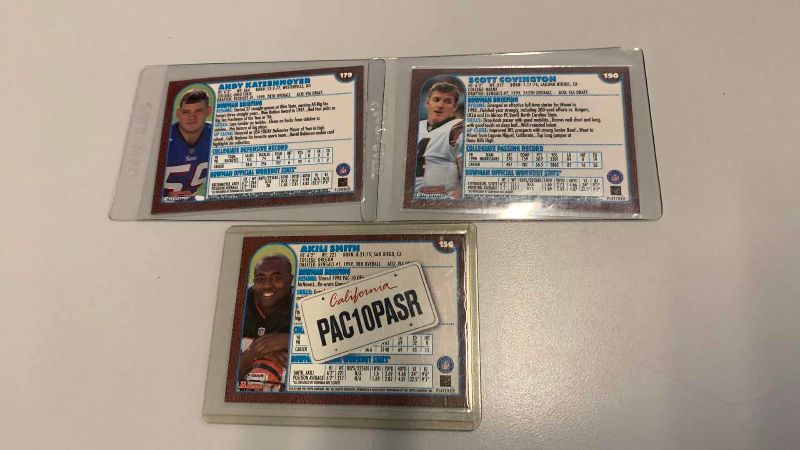 Photo 1 of 3 1999 BOWMAN CHROME NFL ROOKIE CARDS