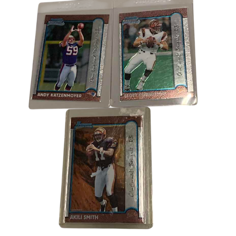 Photo 1 of 3 1999 BOWMAN CHROME NFL ROOKIE CARDS