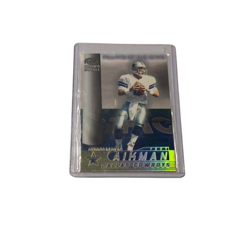 Photo 1 of 1998 PACIFIC TRADING CARDS TROY AIKMAN 3  NFL FOOTBALL
