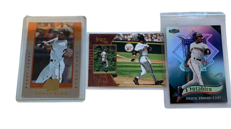Photo 1 of 3 BARRY BONDS BASEBALL CARDS