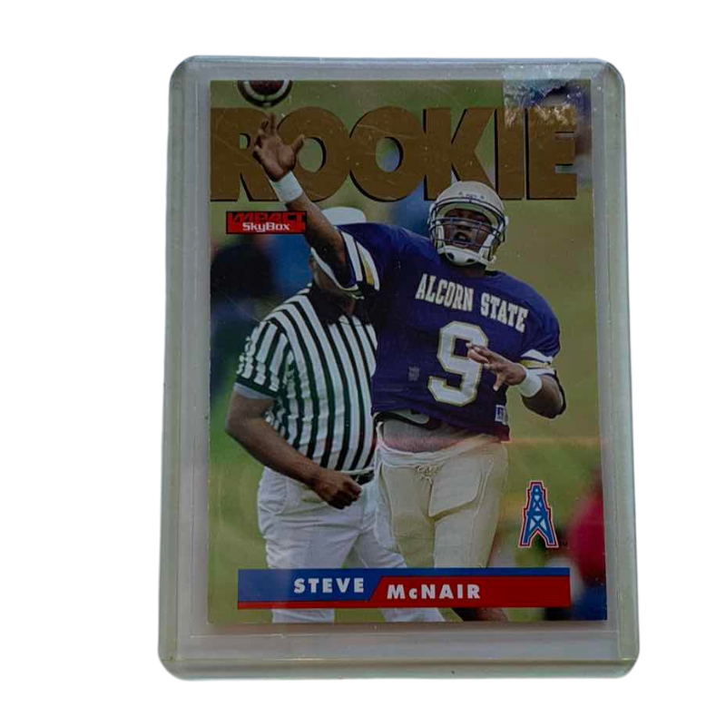 Photo 1 of 1995 SKYBOX IMPACT STEVE MCNAIR ROOKIE CARD 171