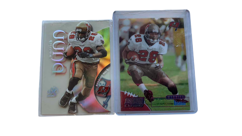 Photo 1 of 2 WARRICK DUNN NFL FOOTBALL CARDS