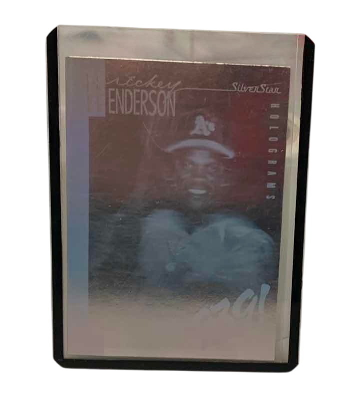 Photo 1 of 1991 RICKEY HENDERSON FIELD OF VISION PRODUCTION CARD HOLOGRAPHIC