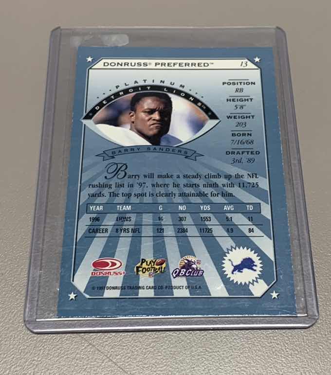 Photo 1 of 1997 GARY SANDERS DUNRUSS PREFFERED CARD