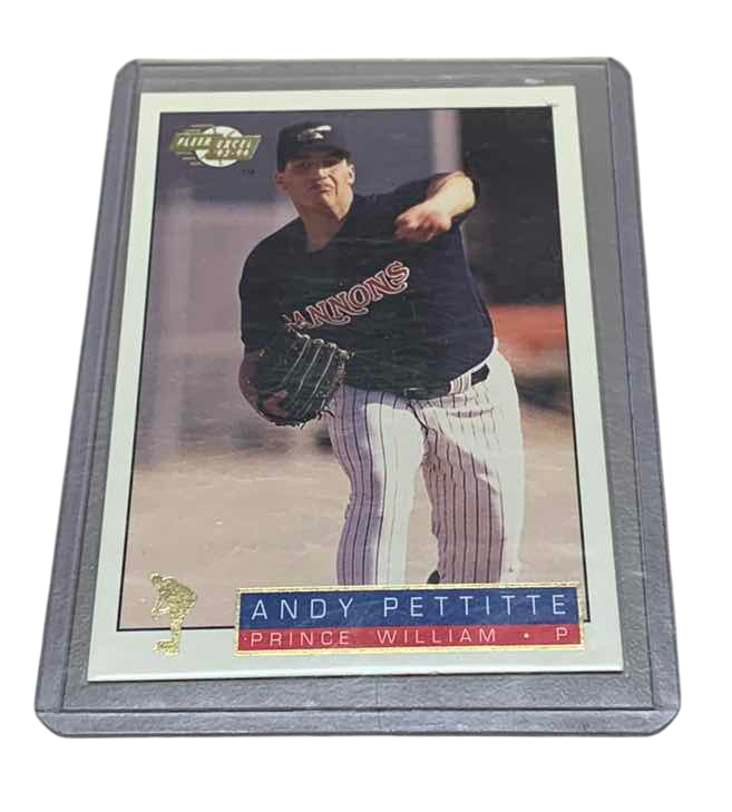 Photo 1 of 1993 ANDY PETTITTE FLEER ROOKIE MLB BASEBALL CARD