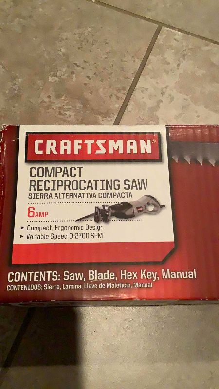 Photo 2 of NEW CRAFTSMAN COMPACT SAW
