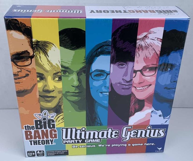 Photo 1 of THE BIG BANG THEORY ULTIMATE GENIUS PARTY GAME FACTORY SEALED