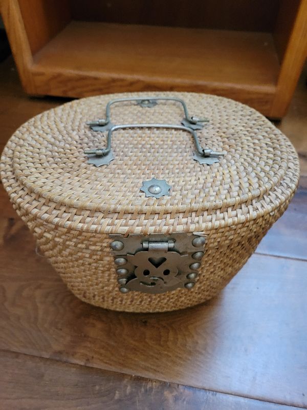 Photo 1 of ASIAN INSPIRED TEA POT WITH CARRIER NO CUPS