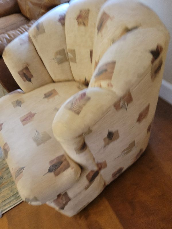 Photo 1 of CLAM BACK UPHOLSTERED CHAIR