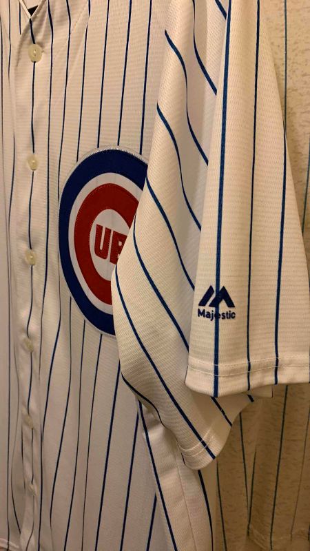 Photo 2 of CHICAGO CUBS MAJESTIC MLB BASEBALL JERSEY KRIS BRYANT SIZE LARGE