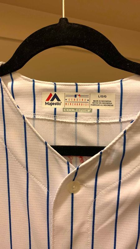 Photo 3 of CHICAGO CUBS MAJESTIC MLB BASEBALL JERSEY KRIS BRYANT SIZE LARGE