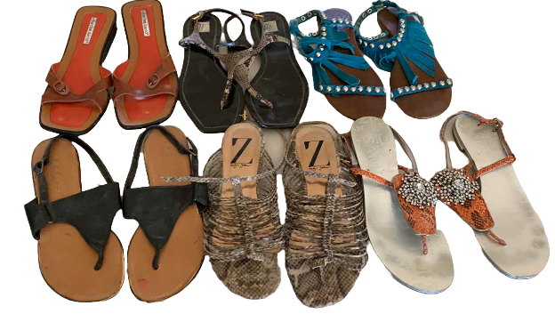 Photo 1 of 6-WOMENS SANDALS SIZE 8