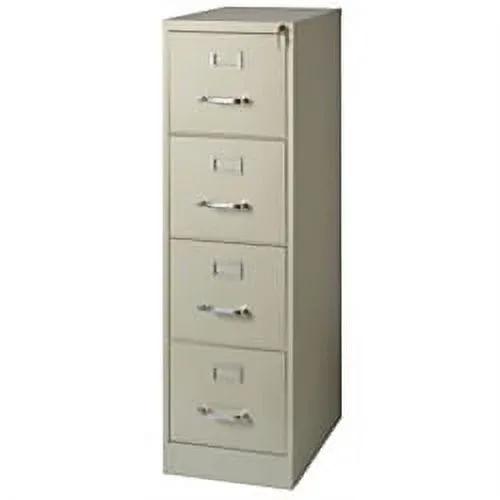 Photo 1 of REALSPACE FOUR DRAWER VERTICAL FILE CABINET PUTTY COLOR MODEL 1907122"X 15" H 52"